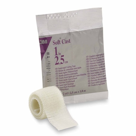 3M Scotchcast Cast Tape 1 X 72 Inch Fiberglass White, 10PK 82101